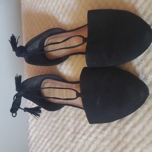 LC Lauren Conrad Black Flats